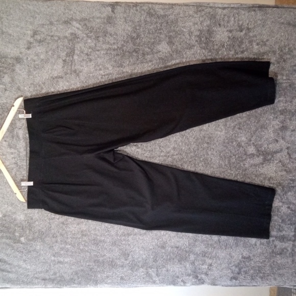 Eileen Fisher Black Pull On  Wide Leg Pants Viscose Blend Womens Xl - Picture 3 of 8